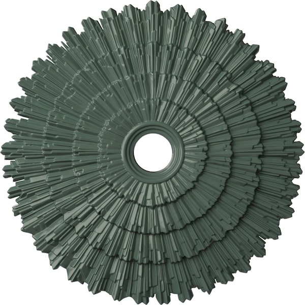 Ekena Millwork Eryn Ceiling Medallion (Fits Canopies up to 4"), 24 3/4"OD x 3 1/4"ID x 1 7/8"P, Cloud Burst CM24ENCBF - main